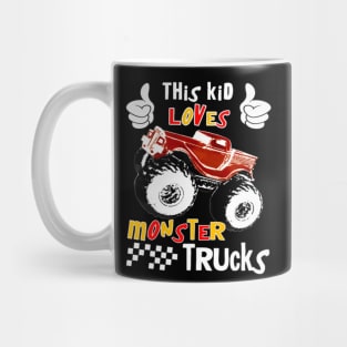 This Kids Loves Monster Trucks Mug